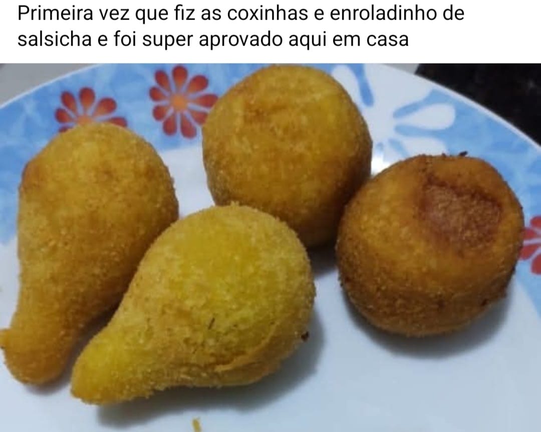 Resultado de aluna com salgados fritos